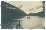 5699 - DARMANESTI, Bacau, Balatau Lake, Romania - old postcard, real Photo - used - 1930