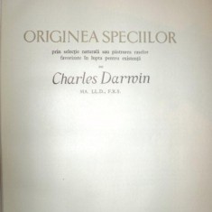 Charles Darwin - Originea speciilor