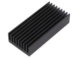 Radiator Extrudat Negru 75mm x 34,5mm x 16,5mm 5K/W