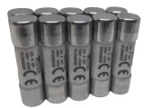 Set 10 sigurante 10x38 25A fuzibile cilindrice ceramica 500V AC gG, Omu System