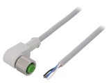 Cablu de conectare M12 4PIN unghi 3m PVC 250VAC