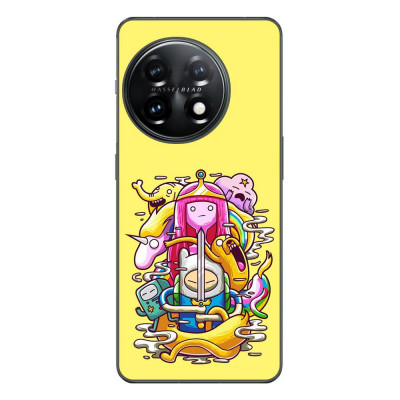 Husa compatibila cu OnePlus 11 Silicon Gel Tpu Model Adventure Time Poster foto