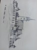 CETATEA CRISTIAN- SIBIU * DESEN IN CREION, 1960, Peisaje, Acrilic, Realism