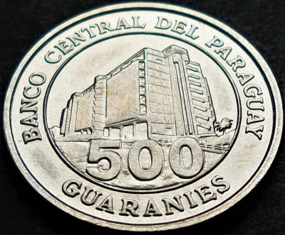 Moneda exotica 500 GUARANIES - PARAGUAY, anul 2014 *cod 4969 B = UNC foto