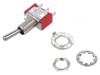 Comutator basculant 2 SPDT ON-ON 2A/250VAC 5A/28VDC 10m&Omega;