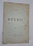 Carte veche 1899 V Cires Studii