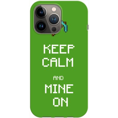 Husa compatibila cu Apple iPhone 13 Pro model Keep Calm and Mine on, Silicon, TPU, Viceversa foto