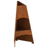 Focar Pyramid vidaXL 50x45x95 cm Oțel rezistent la intemperii