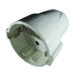Priza cupla schuko din plastic cu contact de proctectie 16A 250V