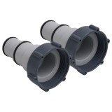 VidaXL Adaptor furtun pentru piscină, 2 buc., plastic