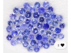 Tanzanit natural 10 ct lot