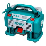 Compresor de aer portabil, priza masina 12V, cu acumulator Li-Ion 20V 160Psi Total Tools P20S TACLI2002
