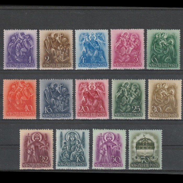 Szent Istv&aacute;n III (Sfantul Stefan III) LP 582-595 1938