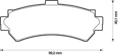 Placute frana spate Nissan Almera 1 (N15), 07.1995-07.2000, marca SRLine S70-1367 foto