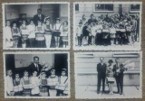 Lot 4 fotografii cu premianti din perioada comunista, Romania 1900 - 1950, Portrete