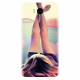 Husa silicon pentru Huawei Y6 2017, Relax Girl