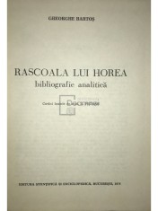 Gheorghe Bartos - Rascoala lui Horea (Editia: 1976) foto