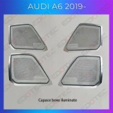 Lumini ambientale dedicate Audi A6 C8 2019- capace difuzoare iluminate control telefon sau sistem original CarStore Technology