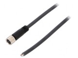 Cablu de conectare M8 PIN: 4 drept 3m 30VAC 4A SAI PUR