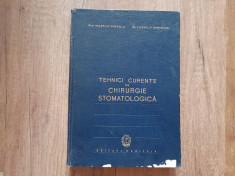 Valerian Popescu - Tehnici si Curente de Chirurgie Stomatologica, 1961 foto