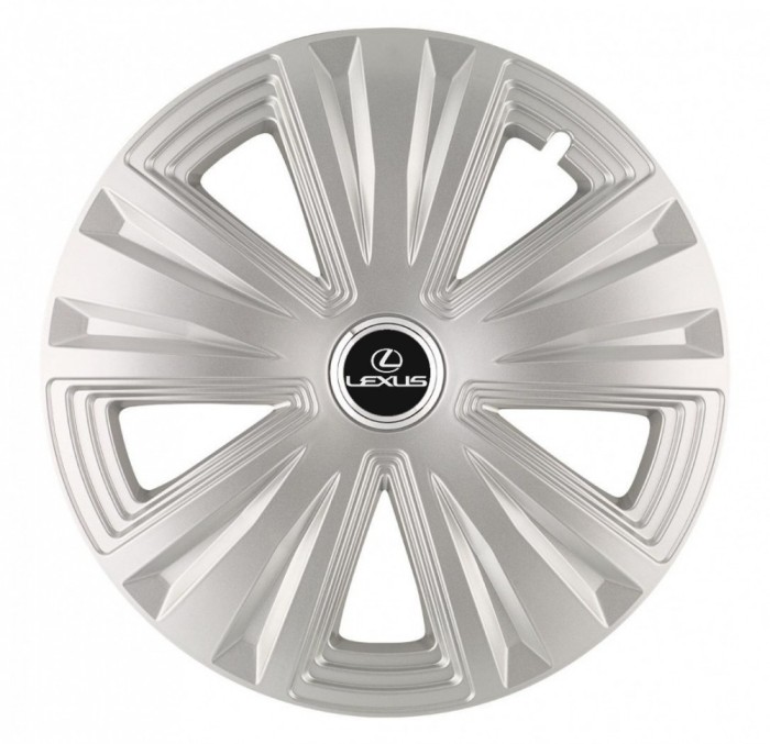 Set 4 Capace Roti, potrivite jantelor de R16, pentru Lexus, model glory Gri
