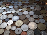 Lot / colectie de 164 monede diferite din diverse tari, bani vechi, Europa