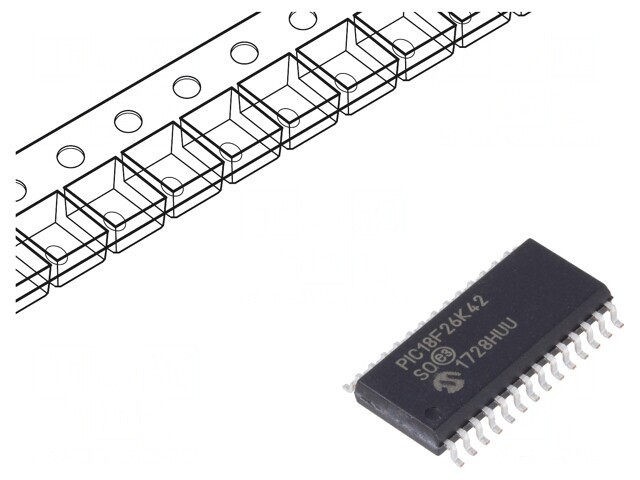 Microcontroler PIC 64kB 64MHz 2,3-5,5V SMD SO28 PIC18