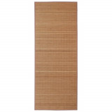Carpetă dreptunghiulară din bambus 150 x 200 cm, maro