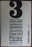 HAROLD PINTER: 3 PLAYS (A SLIGHT ACHE/THE COLLECTION/THE DWARFS) 1963/LB ENGLEZA
