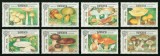 Set 8 timbre Mongolia 1990 &ndash; Ciuperci comestibile și sălbatice &ndash; Flora, Micologie, MNH -A82