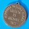 Medalion moneda - Jeton vechi perioada regala Marturie de Botez anul 1920