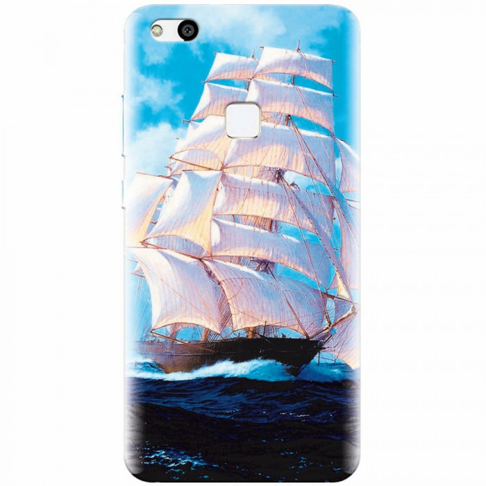 Husa silicon pentru Huawei P10 Lite, Attractive Art Of Ships