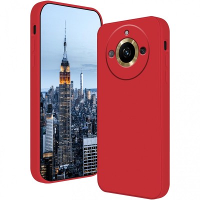 Husa de protectie, flippy, pentru realme 11 pro plus, liquid silicone, cu microfibra pe interior, protectie antisoc, compatibil incarcare wireless, ro foto