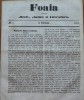 Foaia pentru minte , inima si literatura , nr. 5 , 1863 , poezie Bolintineanu