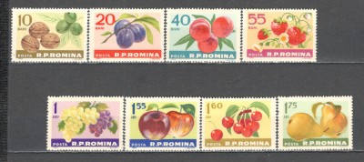 Romania.1963 Fructe ZR.197 foto