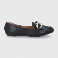 Answear Lab mocasini femei, culoarea negru, cu toc plat