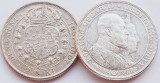 304 Suedia 2 kronor 1907 Oscar II (Golden Wedding) km 776 argint, Europa