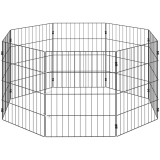 PawHut Țarc pentru C&acirc;ini și Pui, Spațiu de Joacă | Aosom Romania