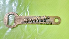 E805-Tirbuson vechi South Africa bronz stare buna. Lungime 13 cm, latime 4 cm.