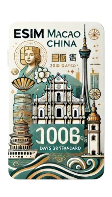 eSIM Macao China 100GB 30Days Standard foto