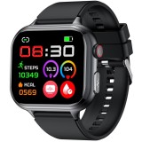SMARTECH SmartWatch cu Senzor Glucometru, BIA, EKG, Ritm Cardiac, Nivel Oxigen, Tensiune Arteriala, Temperatura Corporala, Acid Uric, Calculator S859