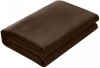 Cearsaf de pat din bumbac ranforce 100%, densitate 120 g/mp, Maro, 140/220cm