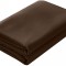 Cearsaf de pat din bumbac ranforce 100%, densitate 120 g/mp, Maro, 140/220cm