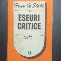 ESEURI CRITICE DESPRE CULTURA POPULARA ROMANEASCA - HENRI H. STAHL