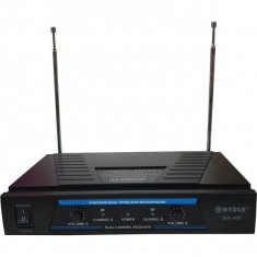 Set doua microfoane lavaliera profesionale wireless,cu receiver inclus