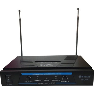 Set doua microfoane lavaliera profesionale wireless,cu receiver inclus foto