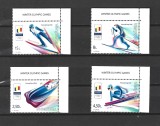 ROMANIA 2018 - JO DE IARNA PYEONGCHANG, TABS IN LIMBA ENGLEZA, MNH - LP 2180