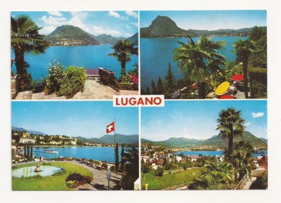 SH1-Carte Postala-ELVETIA- Lugano, Necirculata foto