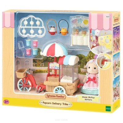 Sylvanian Families - Set Stand Tricicleta pentru Popcorn foto