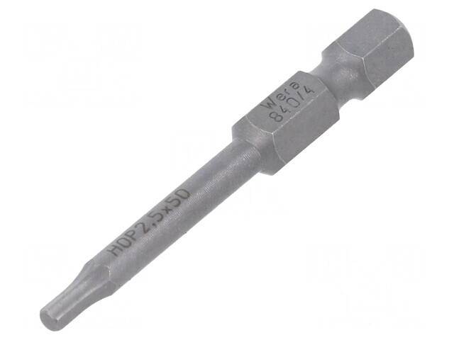 Capăt de șurubelniță HEX 2,5mm 50mm